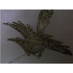 Vintage Sterling Silver Bird Pin