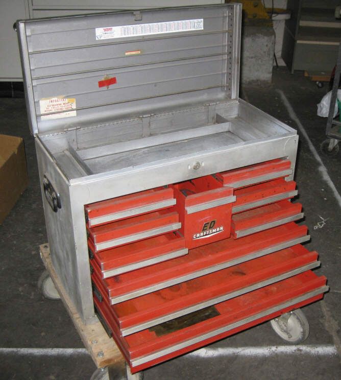 Craftsman 10Drawer Table Top Tool Box W/Key,