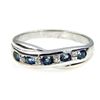 Image 1 : 0.61ct Treated Topaz Diamond Ring Sterling Silver