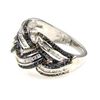 Image 2 : Genuine .75ct Diamond Ring Sterling Silver