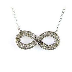 Natural .25ct Diamond Pendant Sterling Silver