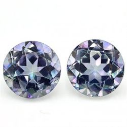 7mm Round Fancy Mystic Quartz Loose Gemstone