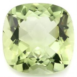 Clean Square 15mm/ 12.13CT GREEN AMETHYST GEMSTONE