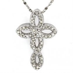 Beautiful Celtic Design 50pcs Diamond Silver Pendant
