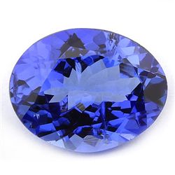 Genuine 8x10mm/2.73CT Oval Tanzanite Gemstone
