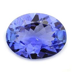 Genuine 8x10mm3.03CT Oval Cut Tanzanite Gemstone