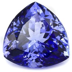 Top Quality Genuine 2CT Trillion Tanzanite Gemstone