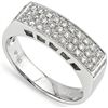 Image 2 : Everlasting Micro Setting 0.49CT Diamond 18K Gold Ring