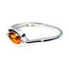 Image 2 : 0.56ct Treated Topaz Diamond Ring Sterling Silver