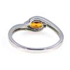 Image 3 : 0.56ct Treated Topaz Diamond Ring Sterling Silver