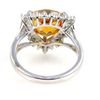 Image 3 : 3.51ct Treated Topaz Diamond Ring Sterling Silver