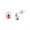 Image 2 : Genuine 1.01ct Topaz Diamond Earrings Sterling Silver