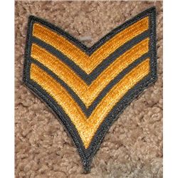 Elvis Presley Personal Army Uniform Rank Stripes