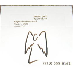 David Boreanaz Prop Business Card from the Series Angel