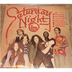 Saturday Night Live Cast LP Signed by John Belushi