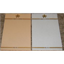 Star Trek: TGN Prop Note Paper Set of Two Sheets