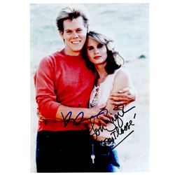 Kevin Bacon, Lori Singer Signed Footloose 8x10 Photograph