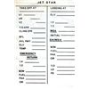 Image 1 : Elvis Presley Original Flight Checklist for Jet Star