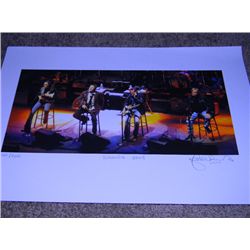 The Eagles Rag Cotton 11x17 Signed and Numbered by Photographer