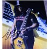 Image 1 : Slash Guns N' Roses Signed 11x14 Photograph