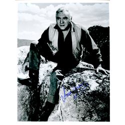 Lorne Greene Bonanza Signed 8x10 Photograph