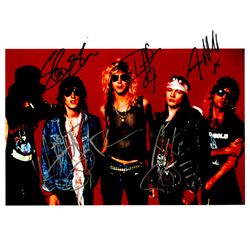 Guns N' Roses Band Signed 8x10 Photograph