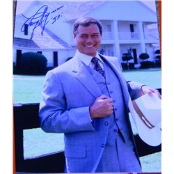 Larry Hagman Dallas Signed 11x14 Photograph