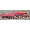Image 1 : A Bassett-Lowke gauge 1 2-6-0 locomotive with tender No.13000 in maroon livery...