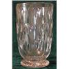 Image 1 : A large Stuart crystal Farquharsen design etched vase, height 31cm...