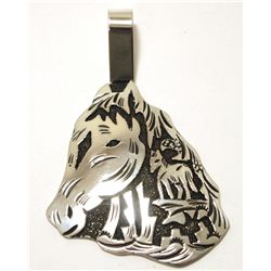 Navajo Sterling Silver Horse Pendant - Richard Singer