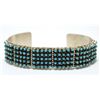 Image 1 : Zuni Turquoise Sterling Silver Cuff Bracelet - April Haloo