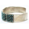 Image 3 : Zuni Turquoise Sterling Silver Cuff Bracelet - April Haloo