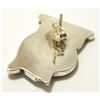 Image 2 : Zuni Multi-Stone Inlay Owl Sterling Silver Post Earrings - Pitkin Natewa
