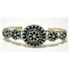 Image 1 : Zuni Turquoise Sterling Silver Cuff Bracelet - Trudy Quetawaki