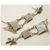 Image 2 : Zuni Turquoise Needlepoint Sterling Silver Post Earrings - Arlene Quam