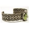 Image 2 : Navajo Broken Arrow Turquoise Sterling Silver Cuff Bracelet - Joey Allen
