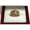 Image 1 : Pre-Owned Diamond 10k Gold Women's Ring _- WIC