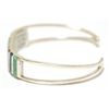 Image 3 : Zuni Multi-Opal Inlay Sterling Silver Cuff Bracelet - Cheryl Siutza