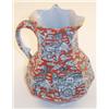 Image 1 : 19th Century Masons ironstone octagonal jug with serpent design handle and having black transfer...