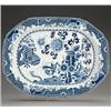 Image 1 : 19th Century Spode Stone China blue and white transfer printed octagonal shaped meat dish with gr...