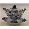 Image 1 : 19th Century Staffordshire part dinner service with 'Dresden' pattern blue and white transfer dec...