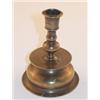 Image 1 : Brass 'Bell-base' taperstick with central drip tray, 3.5" high Est.: £40 - £60...