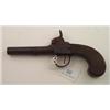 Image 1 : 19th Century percussion cap pocket pistol with walnut stock, maker Archer, London, 8" long Est.:...