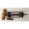 Image 1 : 19th Century steel corkscrew having turned bone handle and open cylinder Est.: £60 - £90...