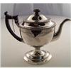 Image 1 : George III urn shaped coffee pot with engraved decoration and ebonised scroll shaped handle, Shef...