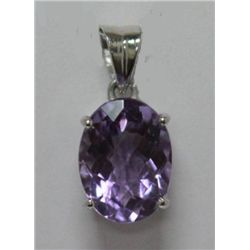 2.30g Pendant of Amethyst Sterling Silver