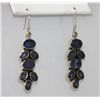 Image 1 : 8.20g Earring of Tanzanite Sterling Silver