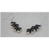 Image 2 : 8.20g Earring of Tanzanite Sterling Silver