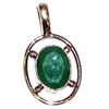 4.00g Pendant of Emerald Sterling Silver