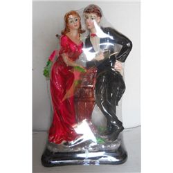 Beautiful Loving Couple Polystone Statue Height:12 inch, width: 9 inch